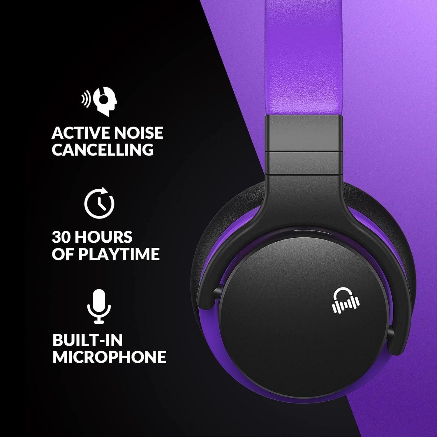 Bluetooth E7 Headphones – Advanced Noise Cancellation & 30 Hours Play