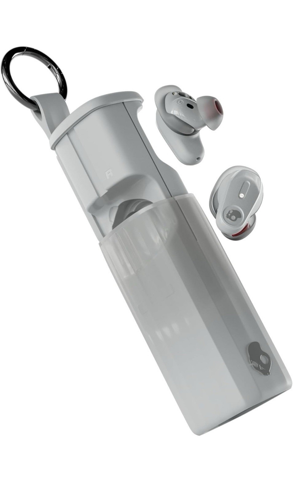 Skullcandy Method 360 ANC Wireless Bluetooth Earbuds Rapid Charge Clip Case Gray
