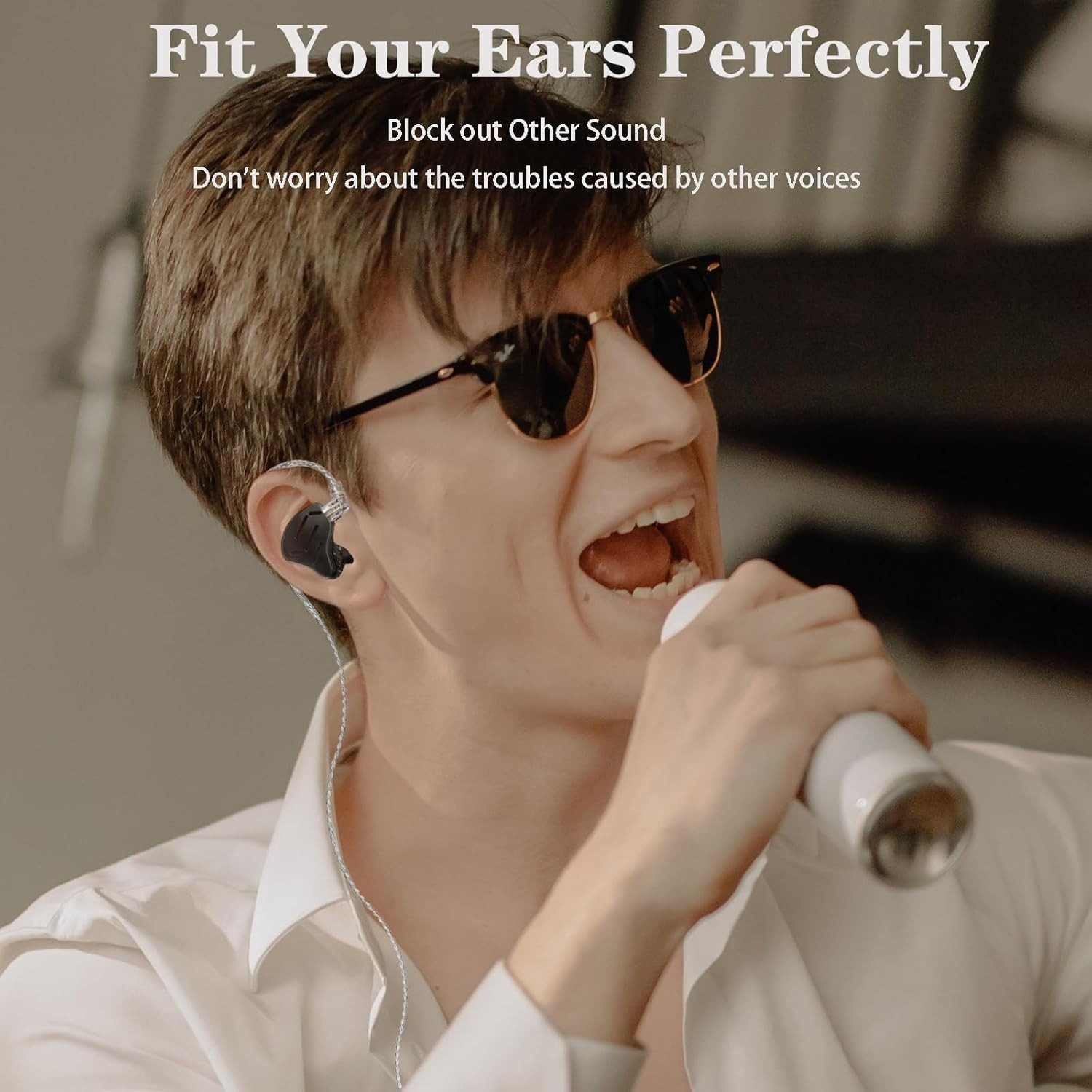 KZ Zax in Ear Headphones 7BA+1DD Hybrid 16 Drivers Hifi Noise Cancelling In