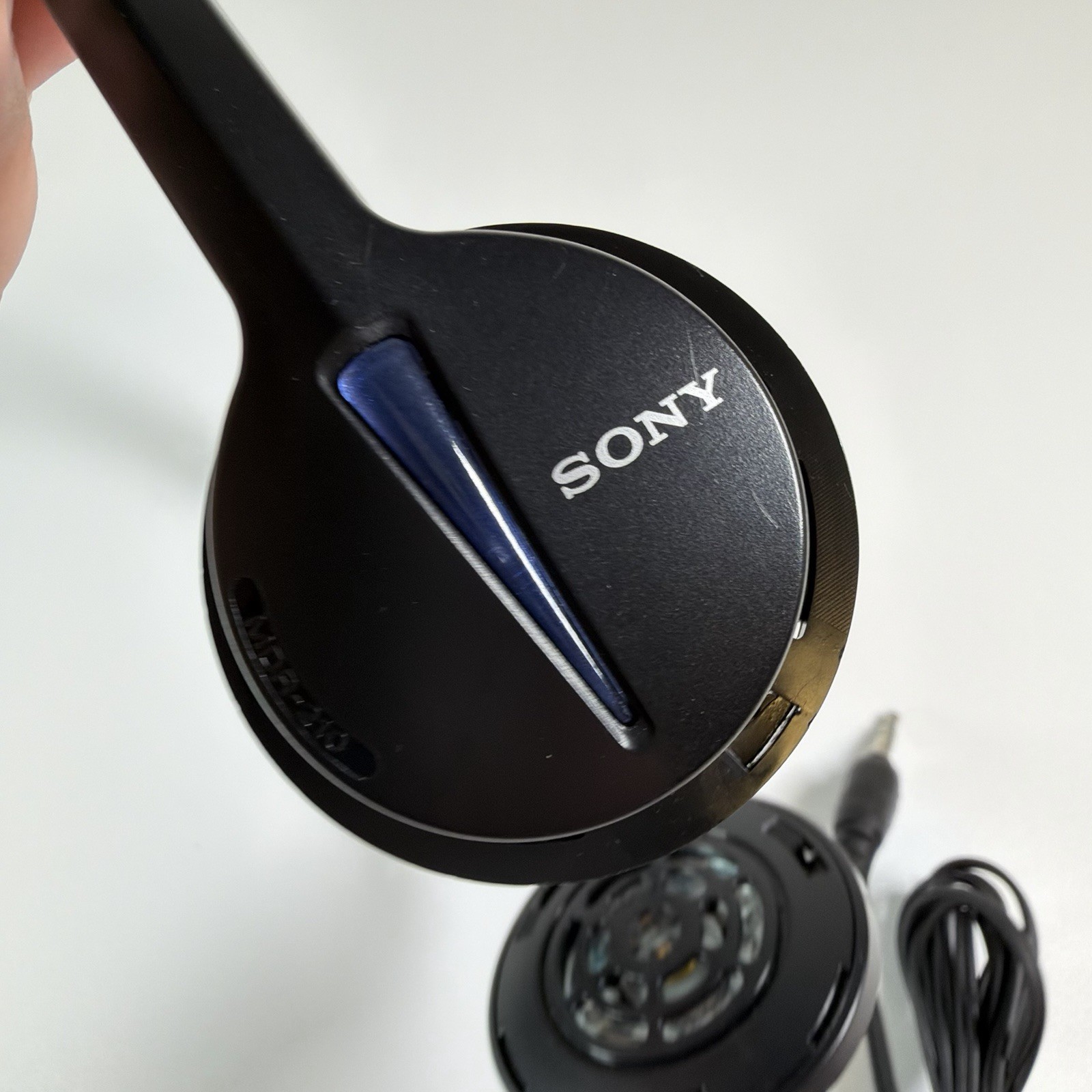 Sony MDR-210 On Ear Wired Headphones Black Tested and Working OEM Genuine