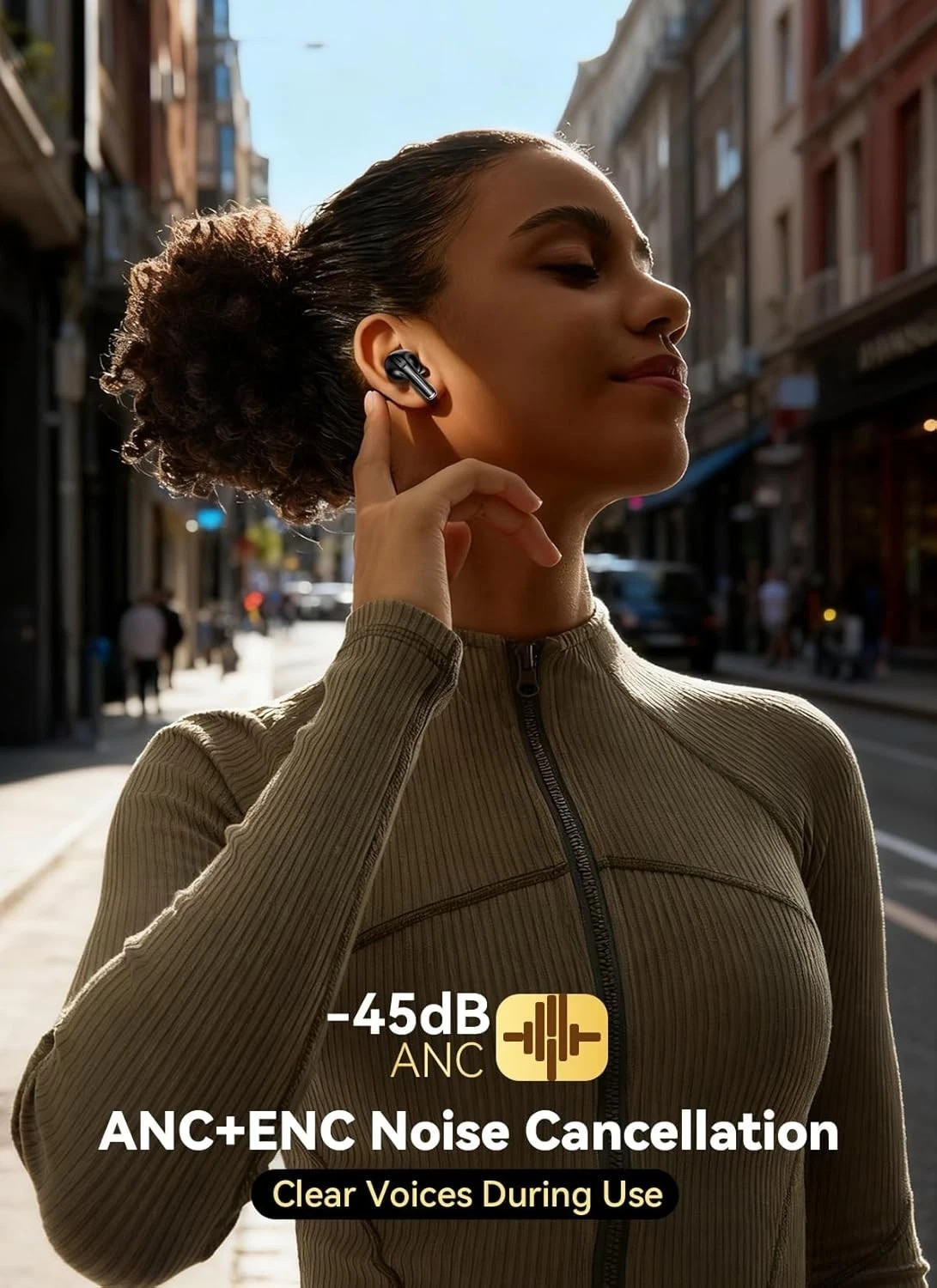 Open Ear Headphones Earbuds with Charging Case for Fitness Men and Women Gifts
