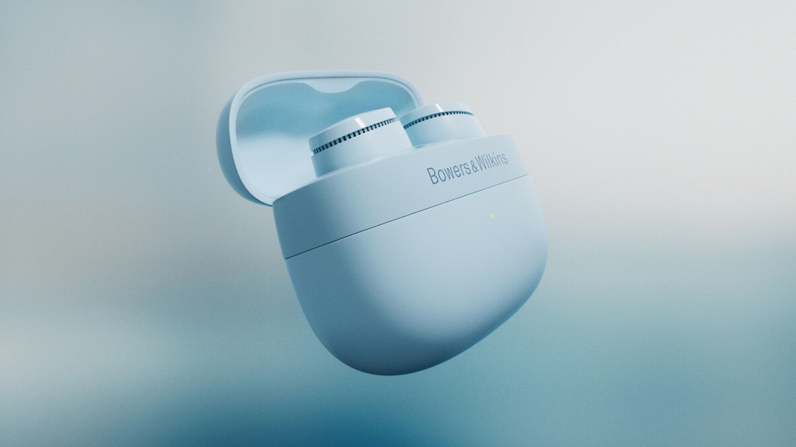 B&W Pi6 true-wireless headphones (glacier blue)