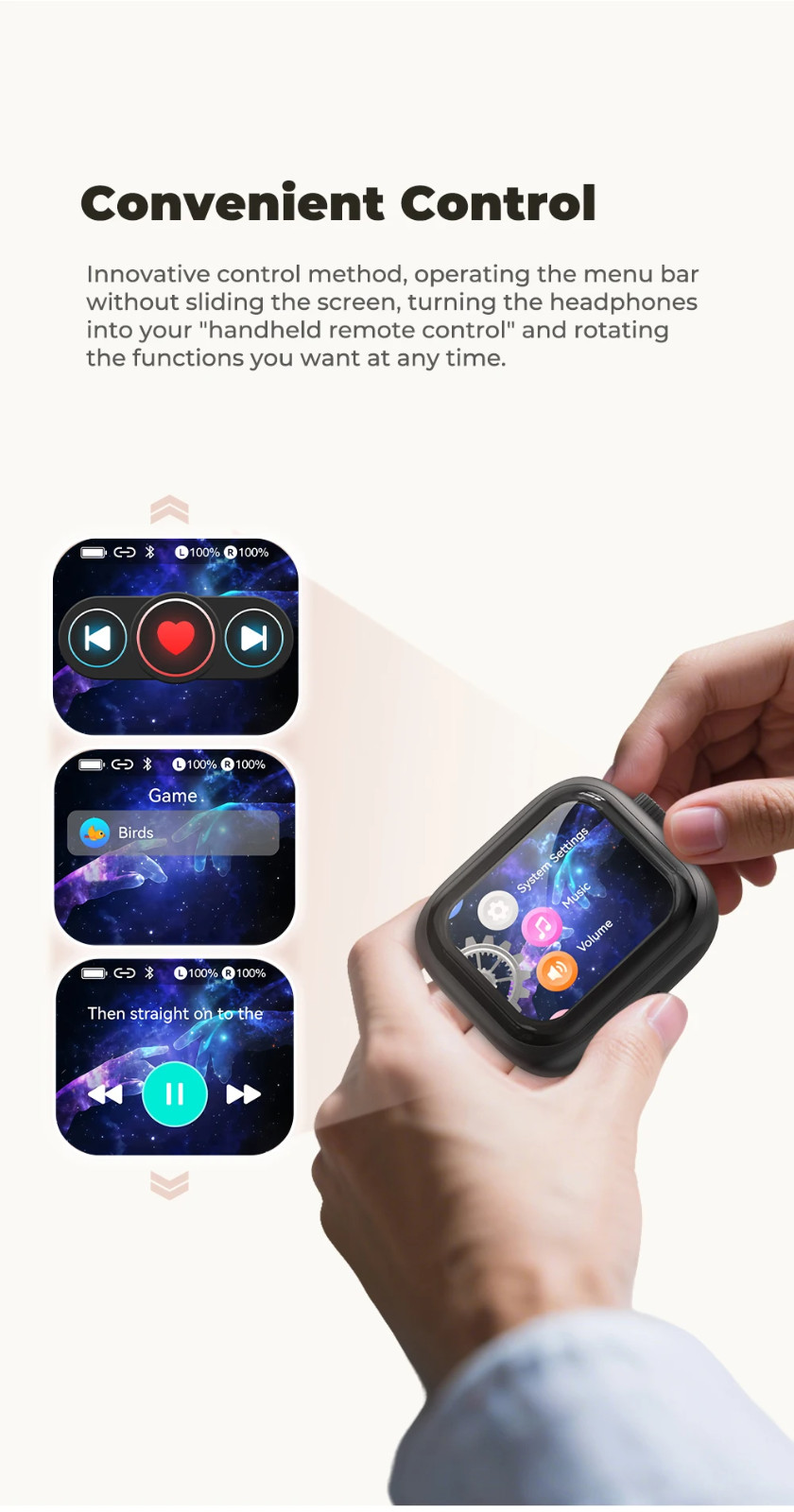 HTC NE40 Bluetooth 6.0 Wireless Translation Earphones, IPX4, Long Battery Life