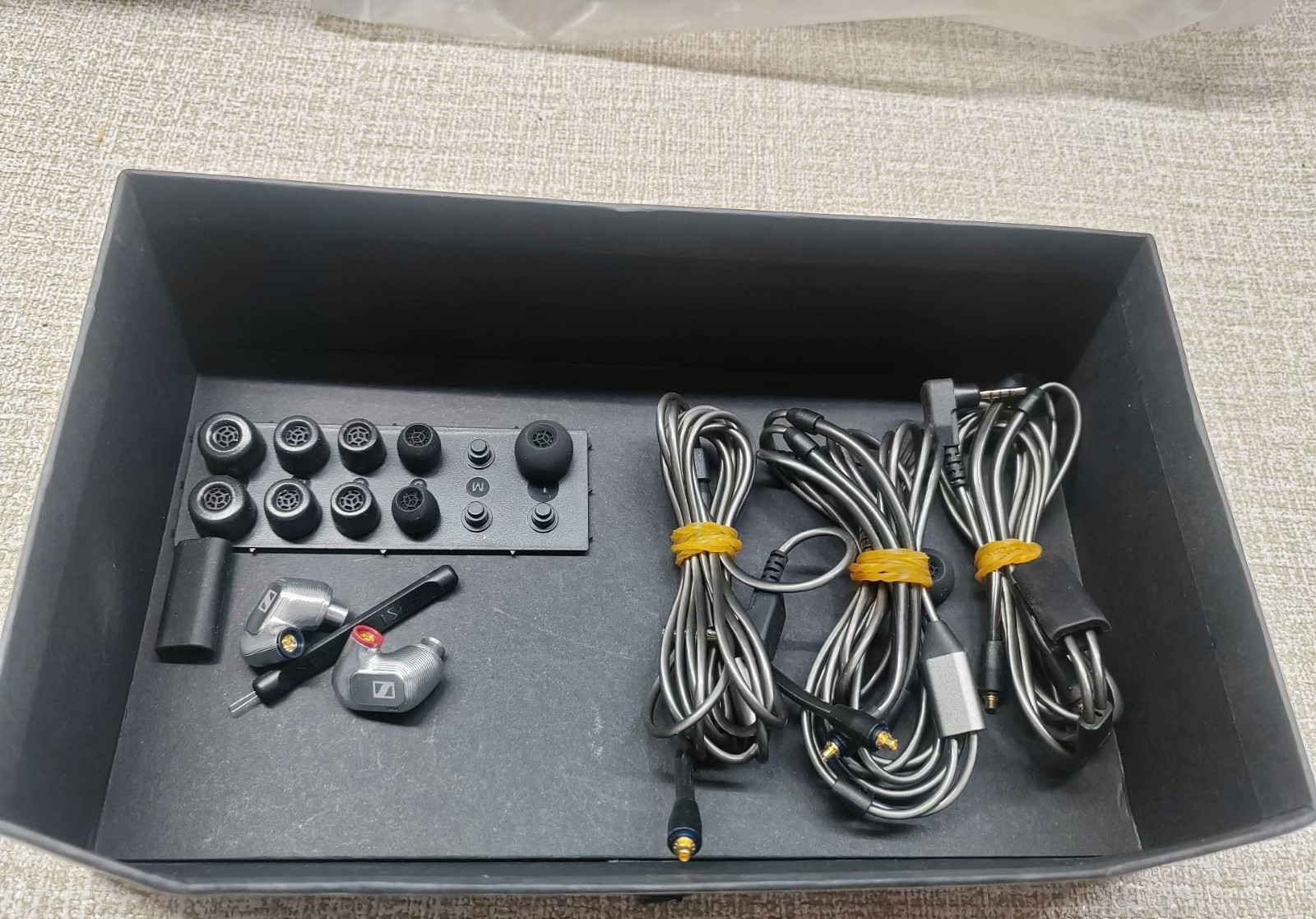 Sennheiser IE900 In-Ear Monitors IEM Earphones Full Set Cables Case Accessories