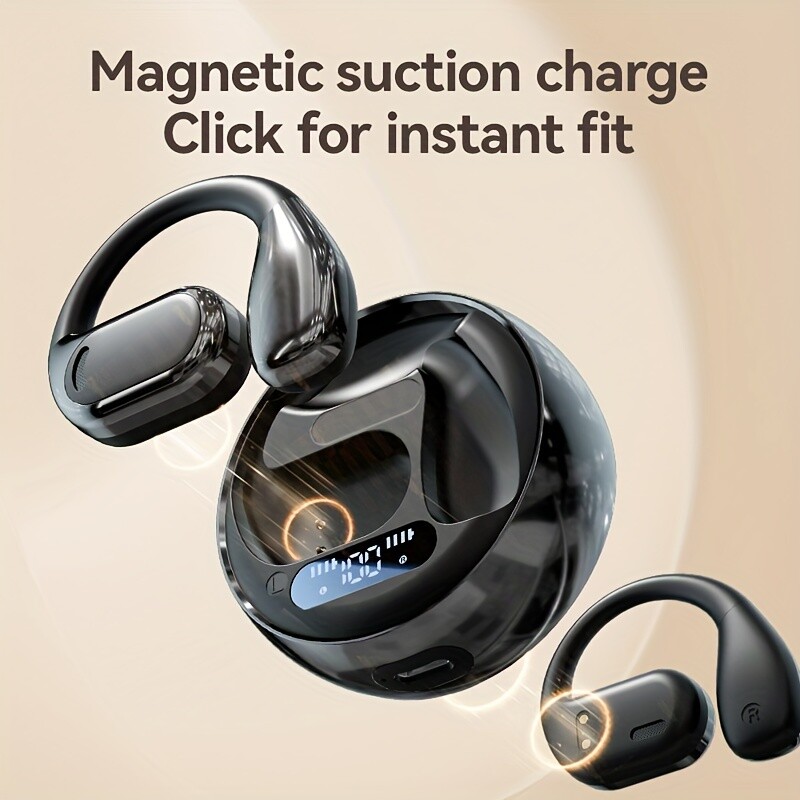 Wireless Bluetooth Earphones Bass Headphones Sport Gym Running Earbuds Ear Hook