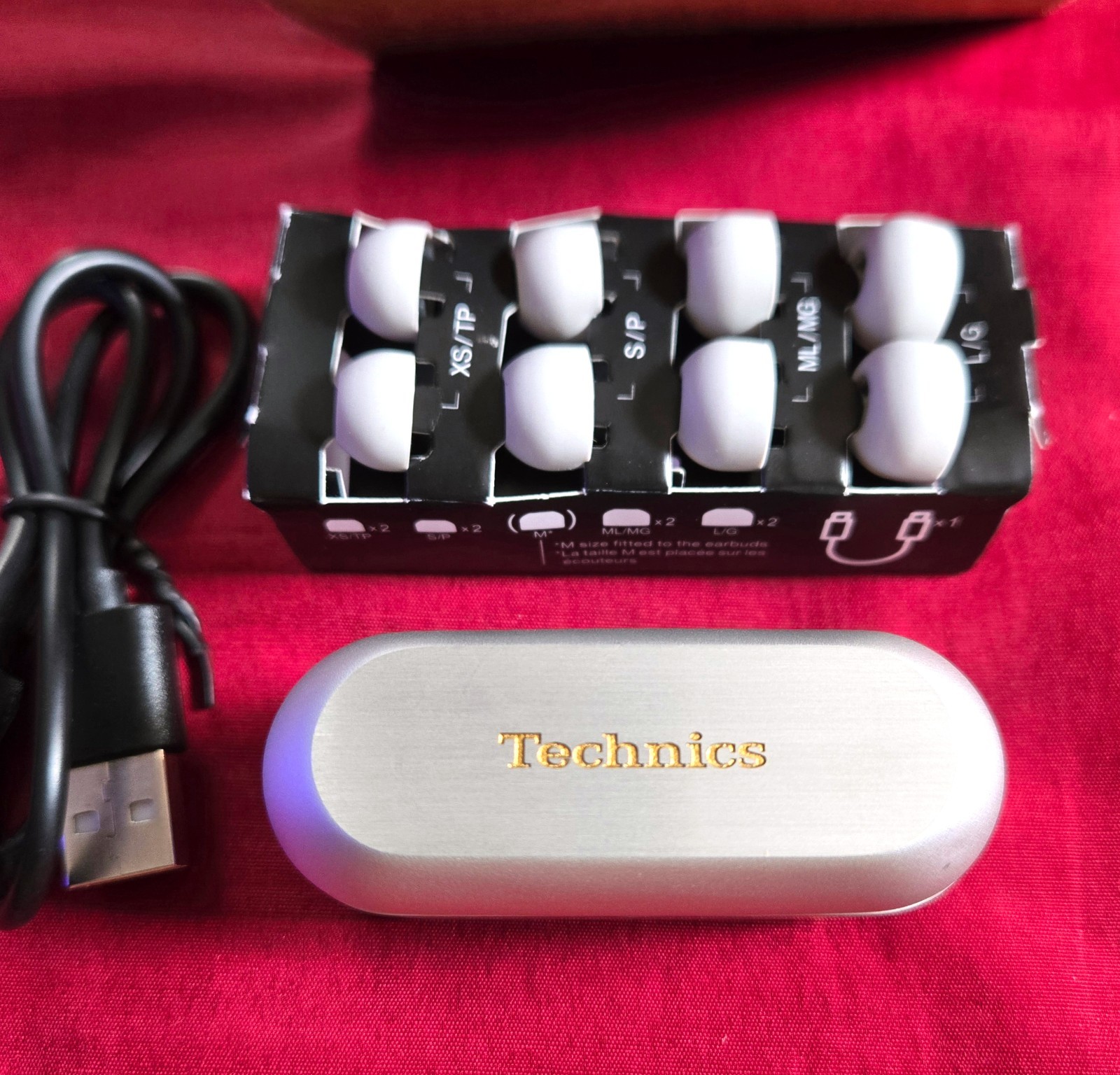 Technics EAH-AZ100-S True Wireless Bluetooth Earbuds Silver