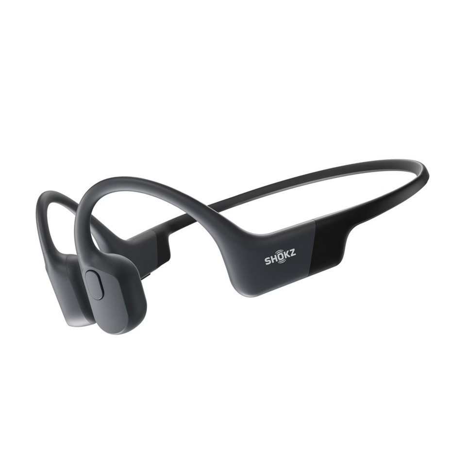 Shokz OpenRun Bluetooth Wireless Open-Ear Headphones Black Sweatproof