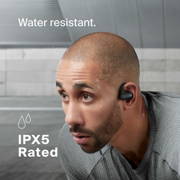 Belkin Open-Ear Earbuds | iPhone Compatible | Secure Ear Hooks for Gym & Running