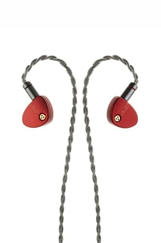 Moondrop Aria 2 Red Crimson In-Ear Headphones Wired TiN Ceramic Dome
