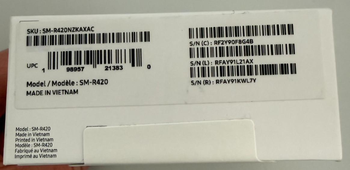 NIB Samsung Galaxy Buds 3 FE, Sealed Unopened Active Noise Cancellation (ANC)