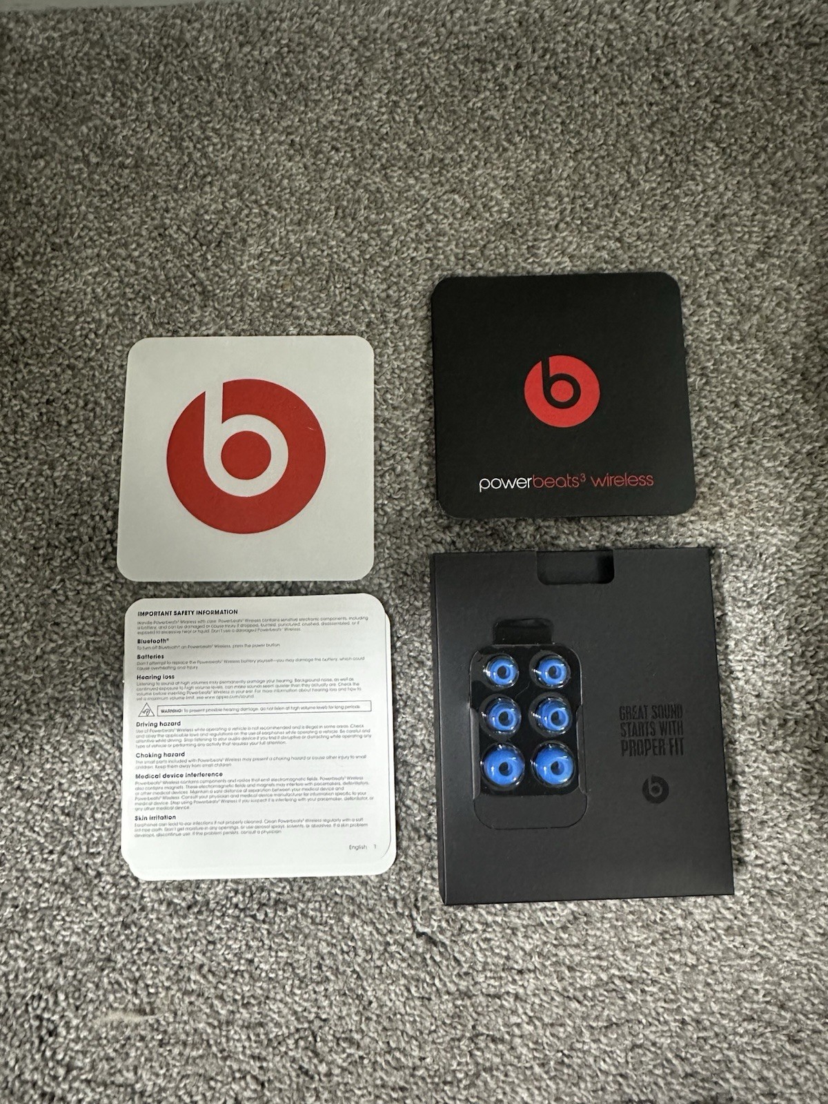 Beats by Dr. Dre Powerbeats3 Wireless In-Ear Headphones – Flash Blue