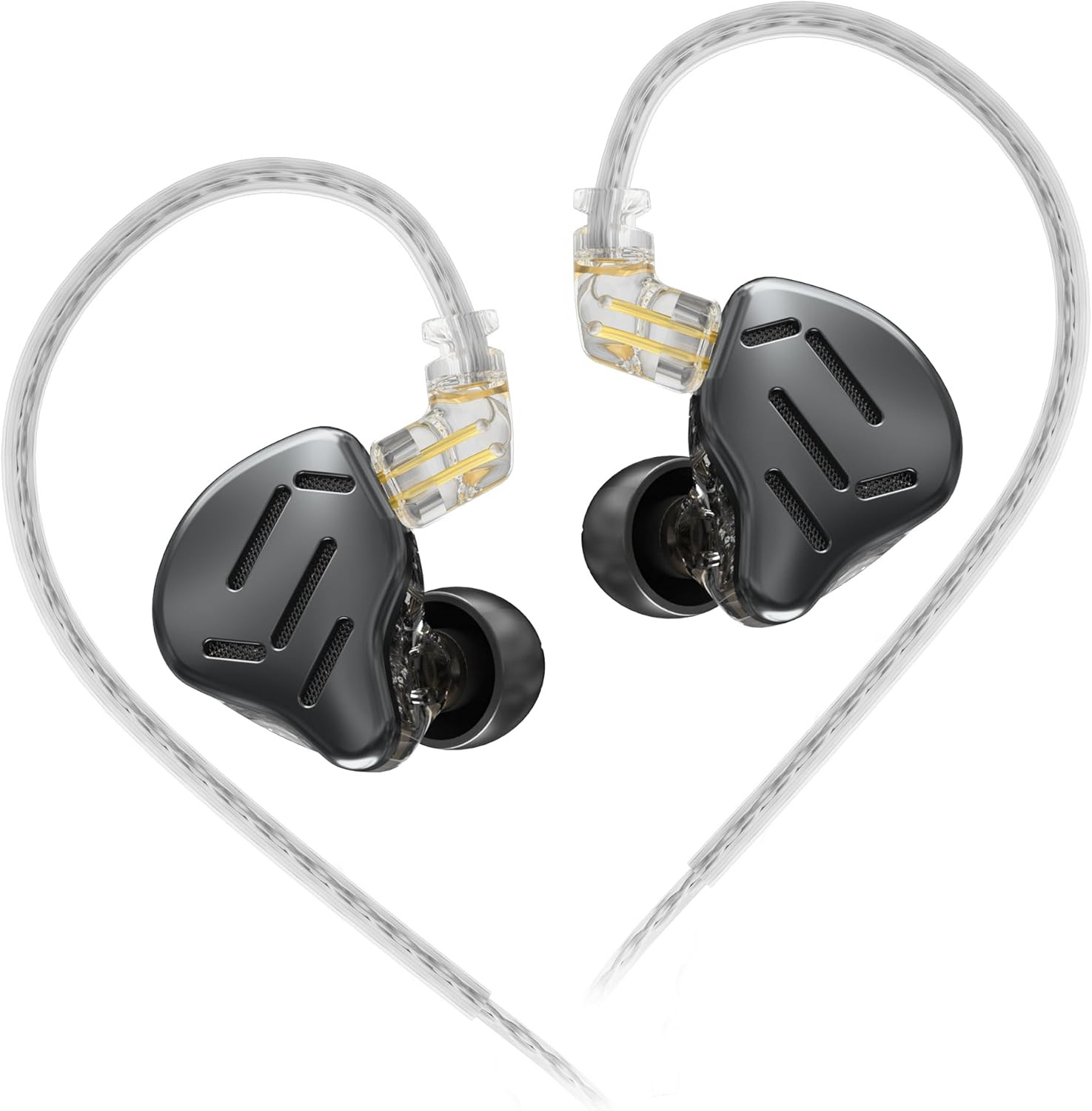 KZ Zax in Ear Headphones 7BA+1DD Hybrid 16 Drivers Hifi Noise Cancelling In