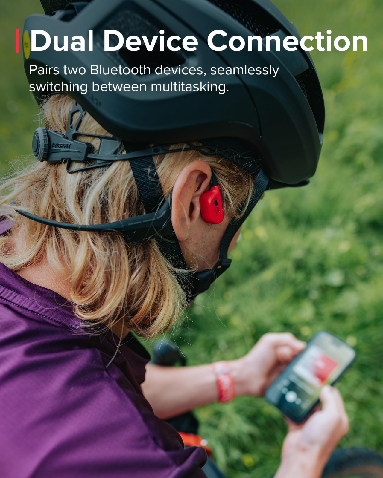 Suunto Wing Bone Conduction Headphones Bluetooth Open-Ear SS050942000