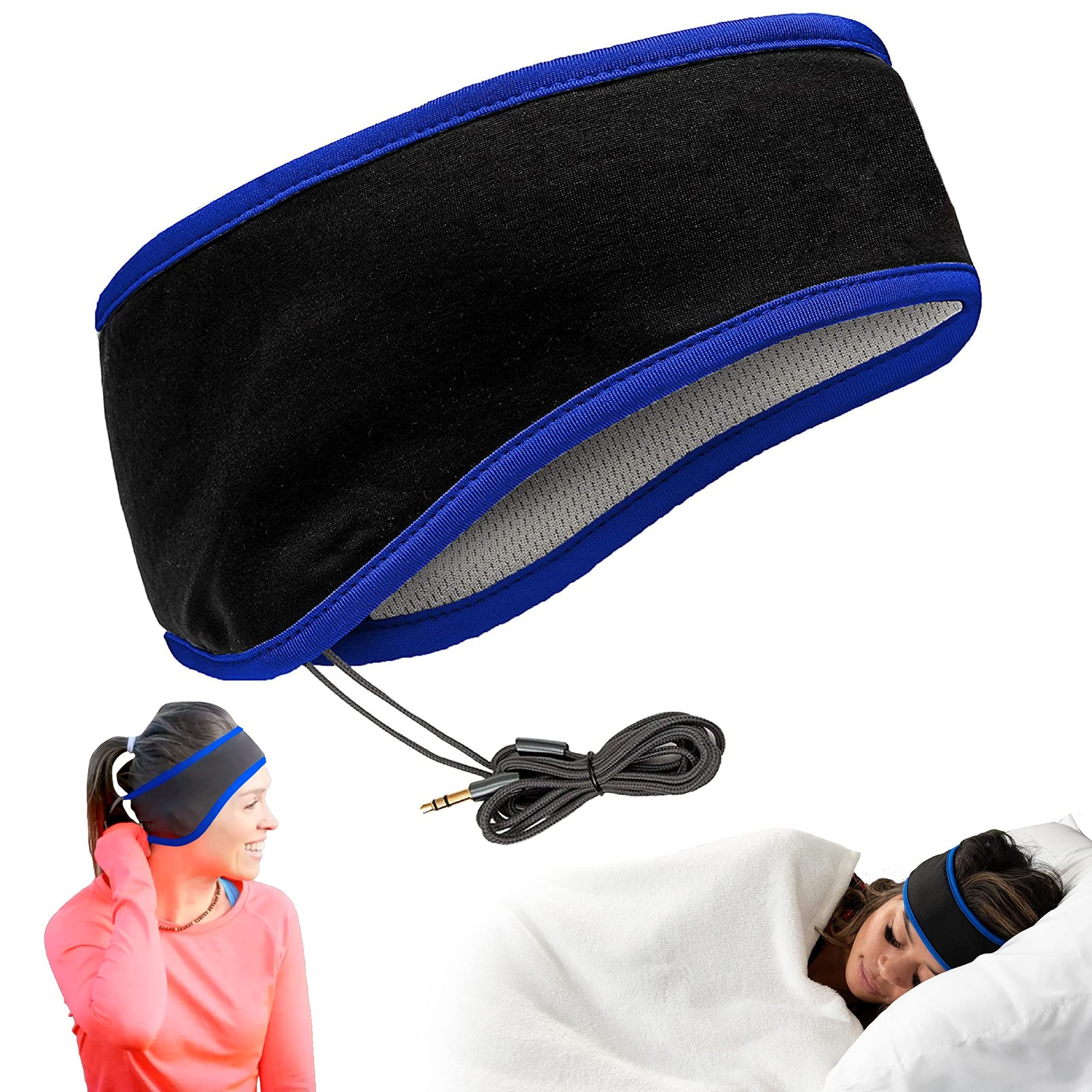 CozyPhones Sleep Headphones – Over Ear from Ultra One-size, Blue