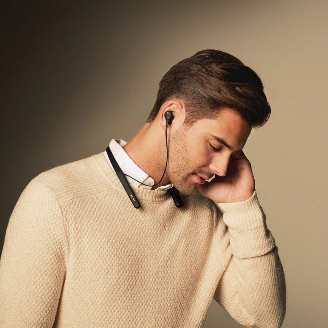 Sony WI-1000XM2 B Wireless Noise Cancelling Earbuds, High Resolution Compatible,