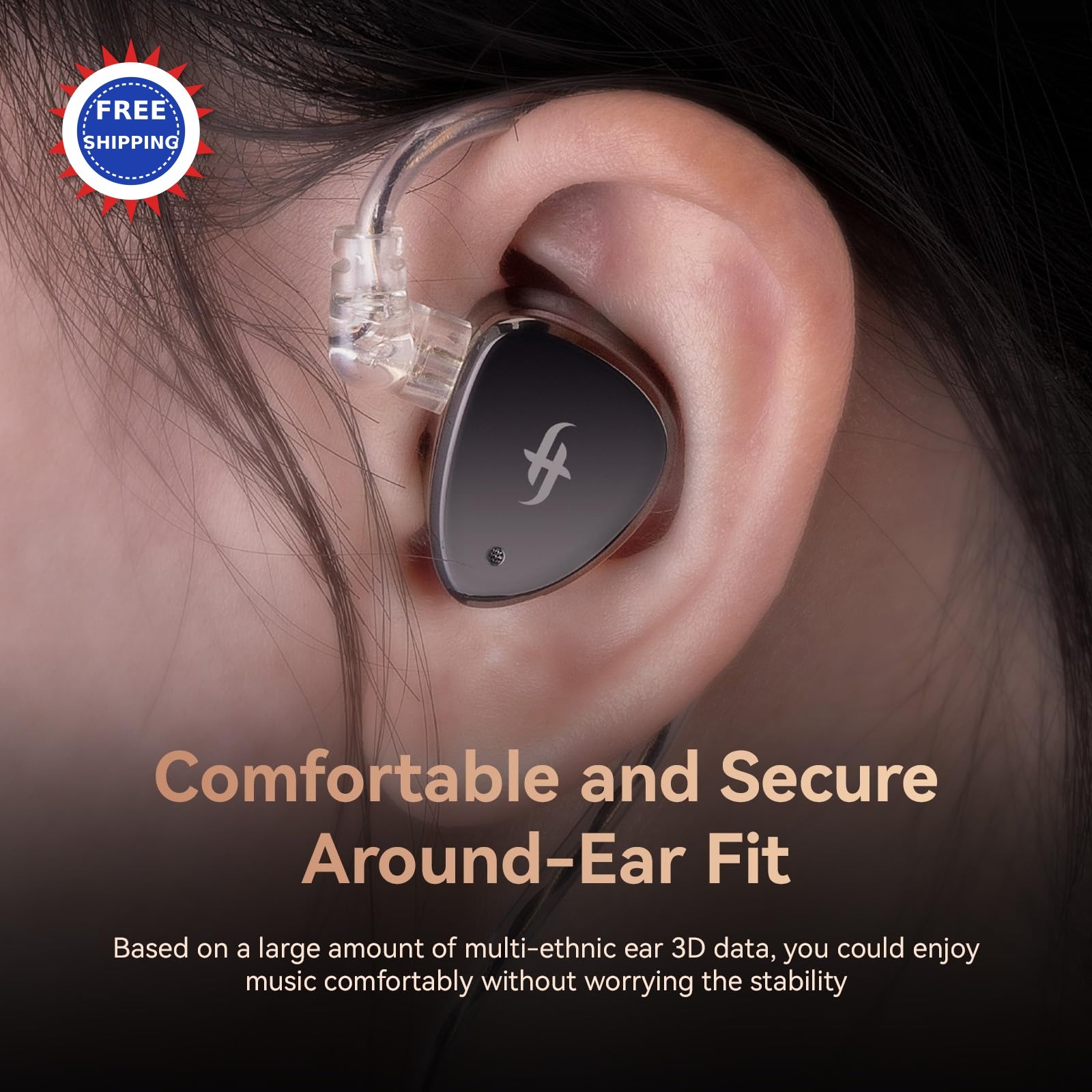 In Ear Monitors Linsoul SIMGOT EM6L 1DD + 4BA Hybrid Driver Gaming Earbud HiFi
