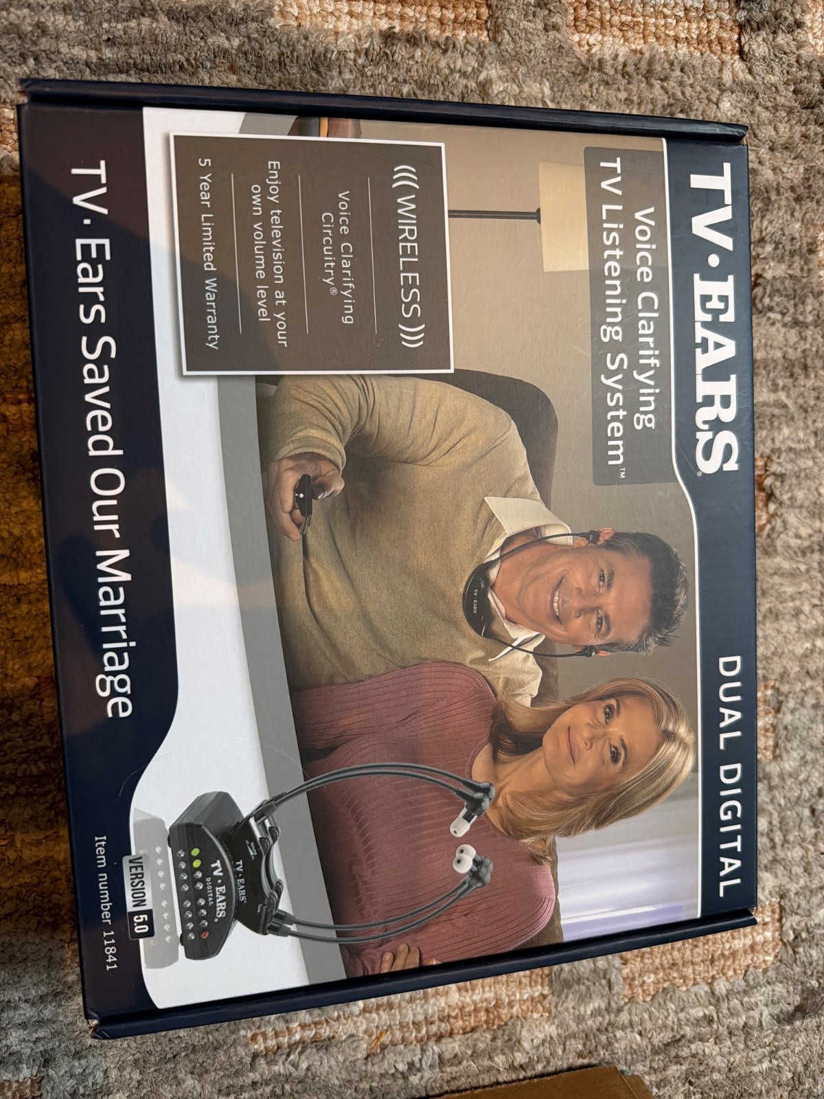 TV Ears Digital Wireless Headset Listening System Version 5.0