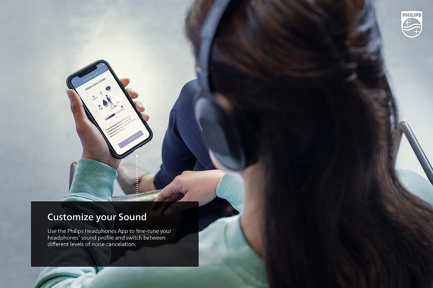 Philips Wireless Over the Ear Noise Canceling Wireless Headphones