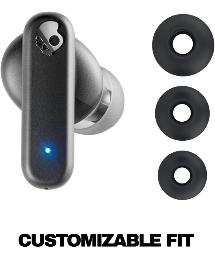 New Skullcandy Smokin’ Buds Wireless Earbuds Bluetooth Headphones Flame Red A9