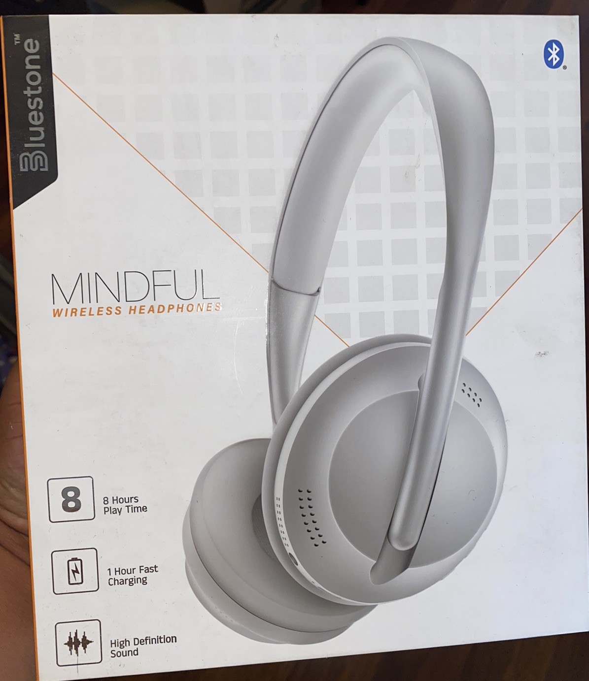 Bluestone HB2 Mindful Wireless Bluetooth Headphones Radio TF/Card Slot Play Song