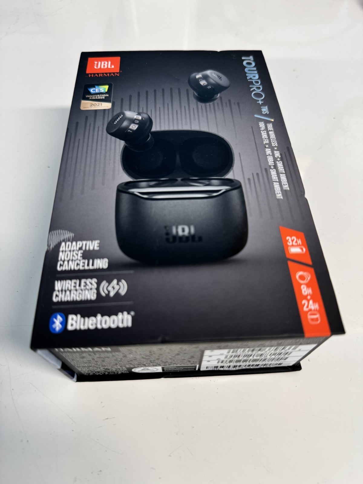 NEW SEALED JBL Tour Pro+ True Wireless Noise Cancelling Headset – Black