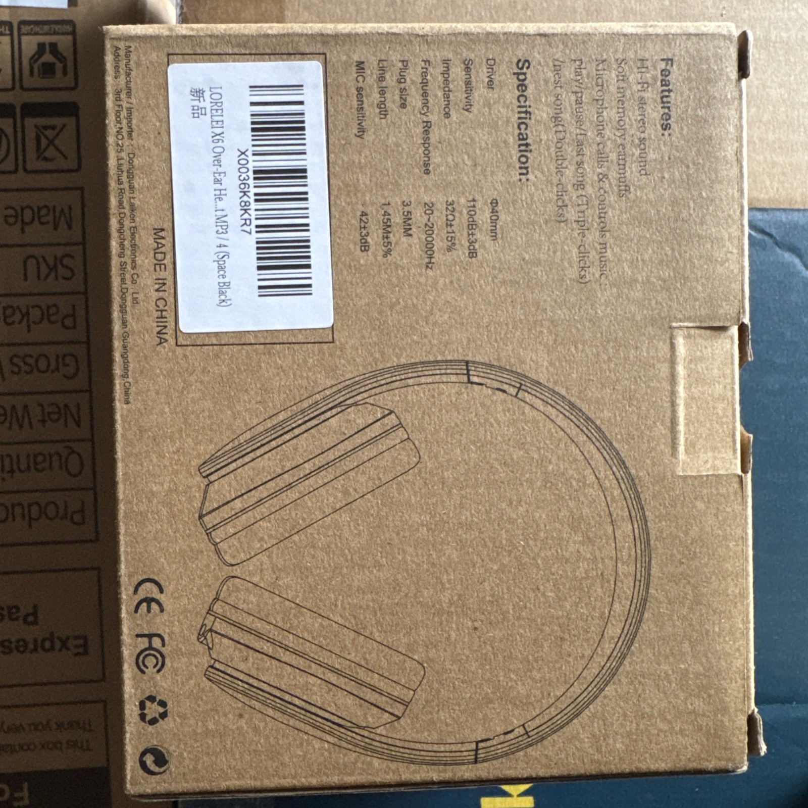 Lorelei Headphones With Microphone