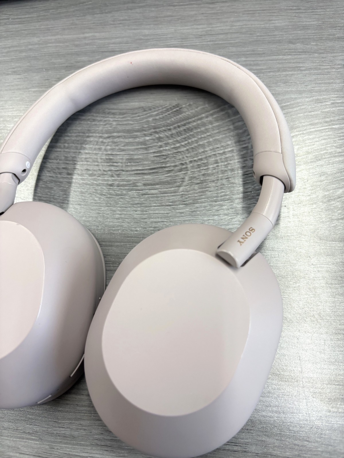 Sony WH-1000XM5 Wireless Headphones -Pink – Fully Functional -Pads Staine