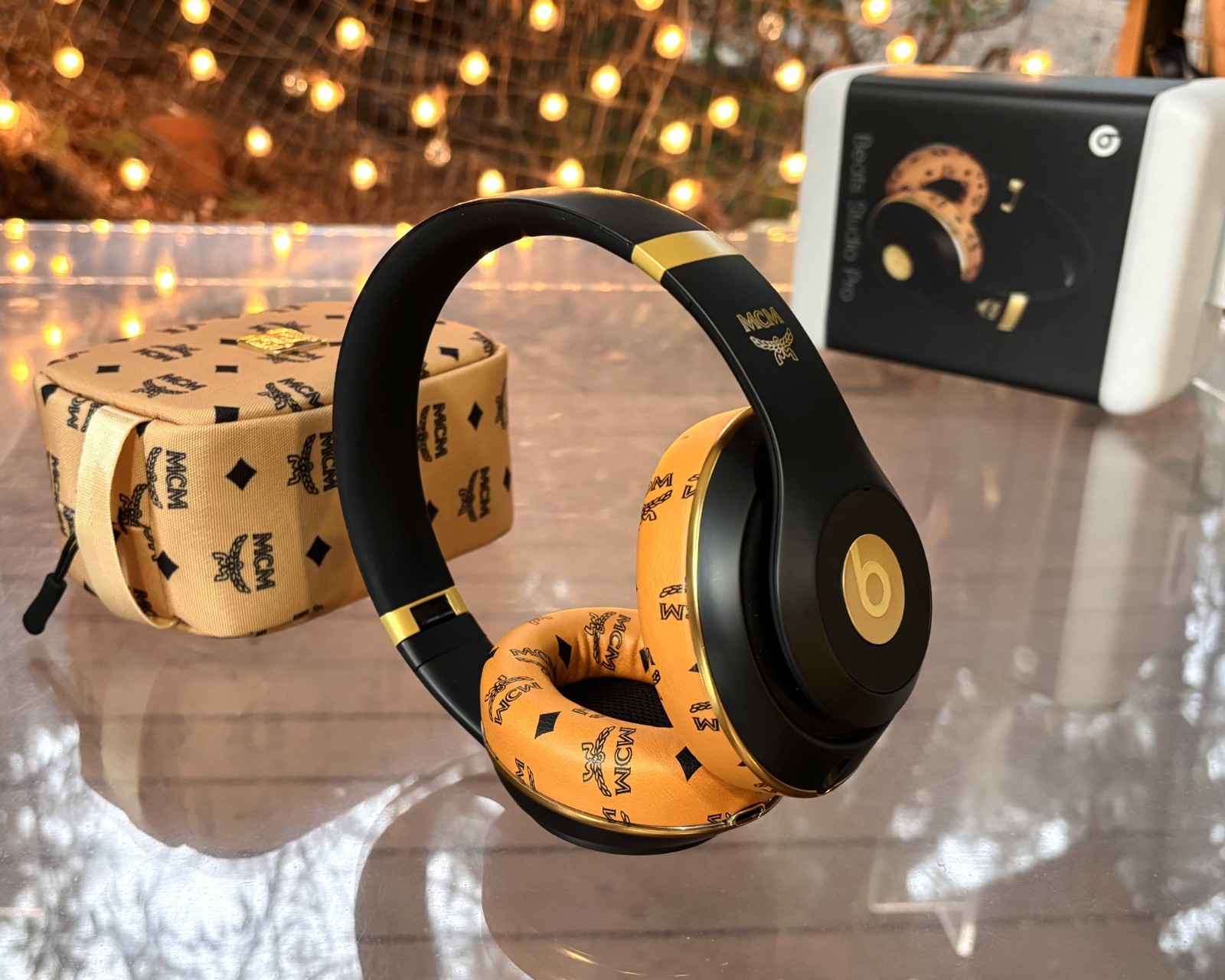 Brand New Beats Studio Pro x MCM Exclusive Collaboration Wireless Headphones