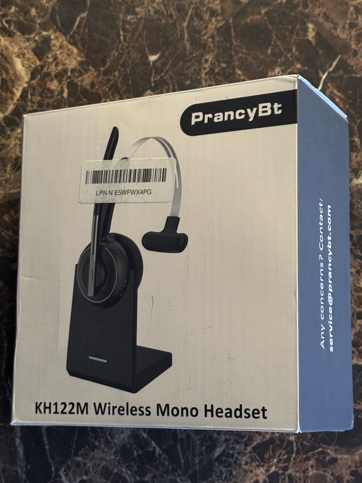 PrancyBt KH122M Wireless Mono Headset with USB Dongle Bluetooth V5.2