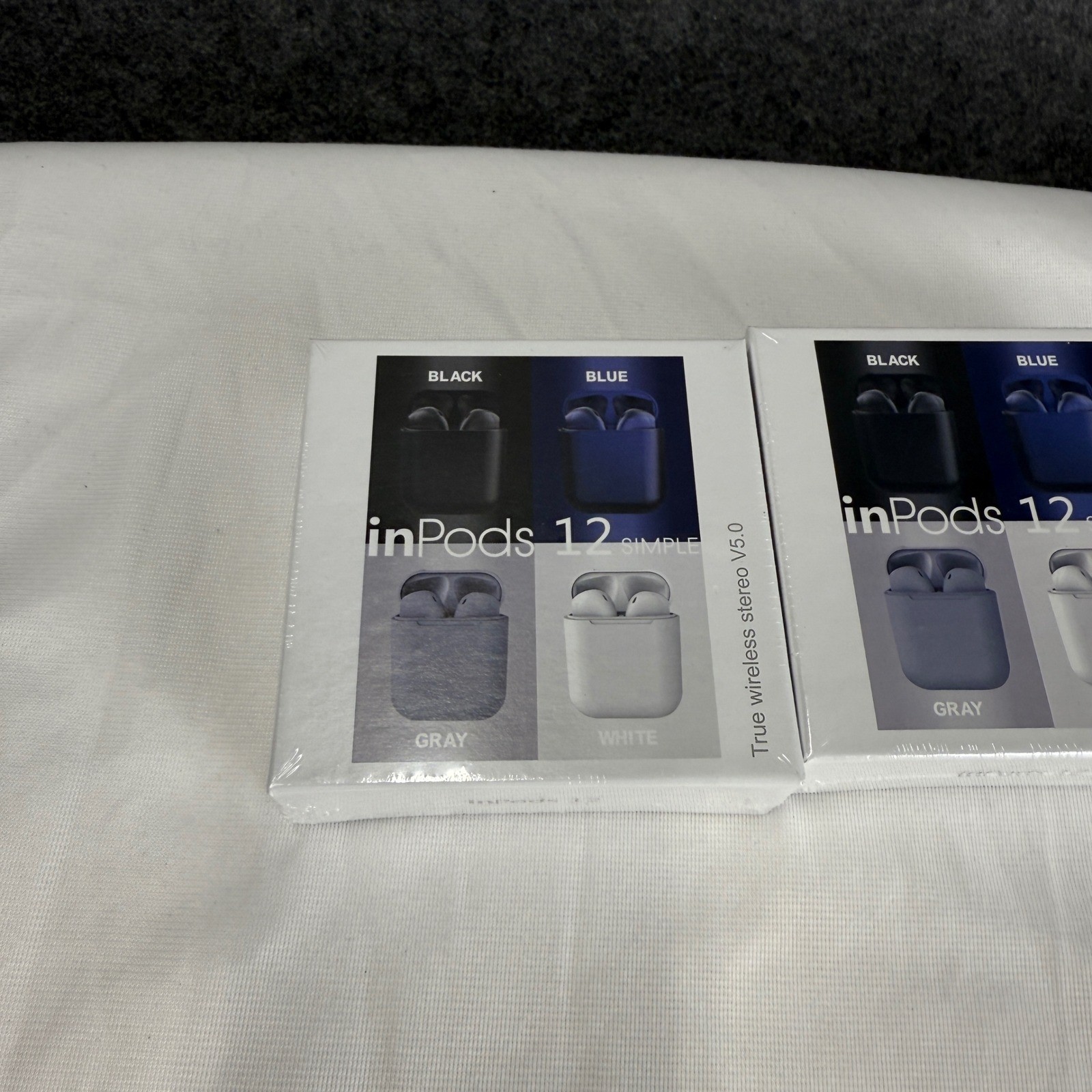 2 Pack inPods 12 True Wireless Stereo V5.0 Bluetooth Earbuds iOS Android