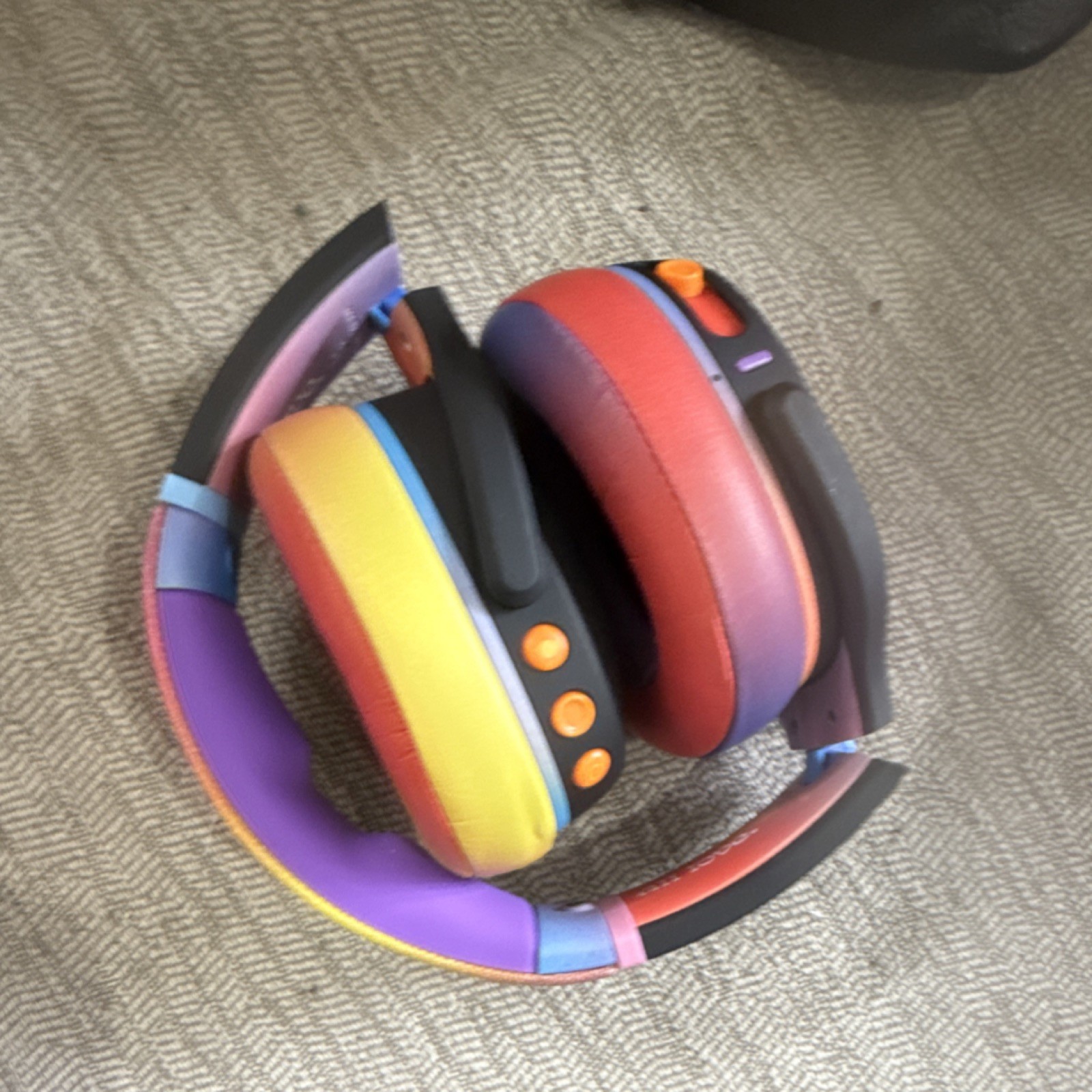 Skullcandy Crusher Evo All Love Wireless Over-Ear Headphones Multicolor Pouch
