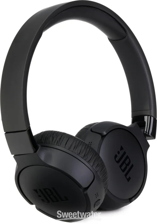 JBL Tune 670NC On-ear Wireless Headphones with Adaptive Noise Canceling – Black