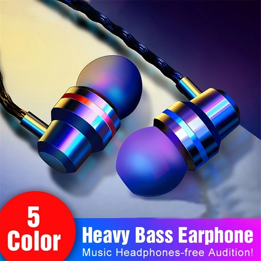 In-Ear Wired Earphone 3.5mm Earbuds Earphones Music Sport Gaming Headset With mi