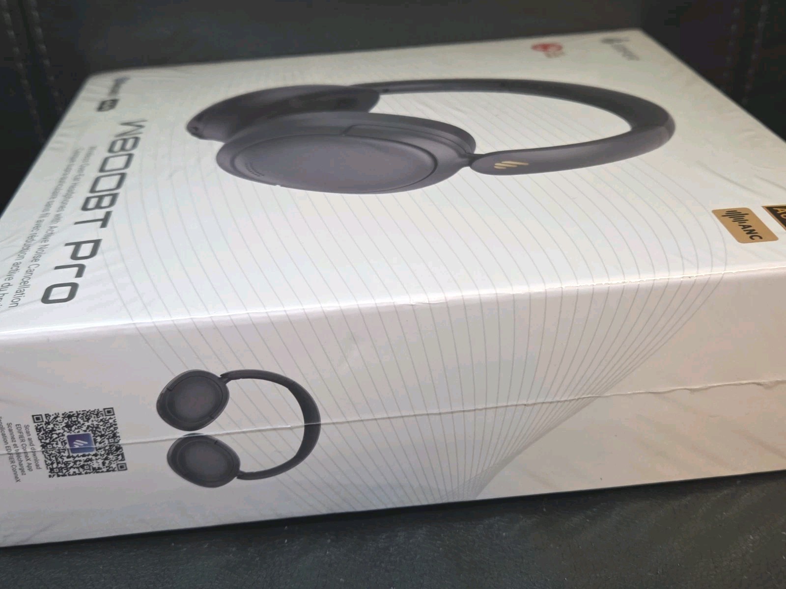 Edifier W800BT Pro Wireless Over Ear Headphones Hi-Res Active Noise Cancel NEW