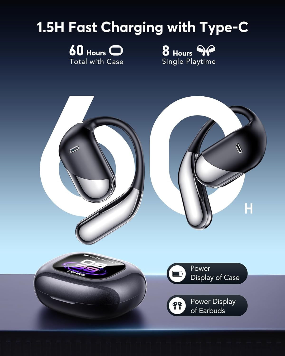 Real-Time AI Translation Earbuds 198 Languages Translator Earphones, Audifonos T