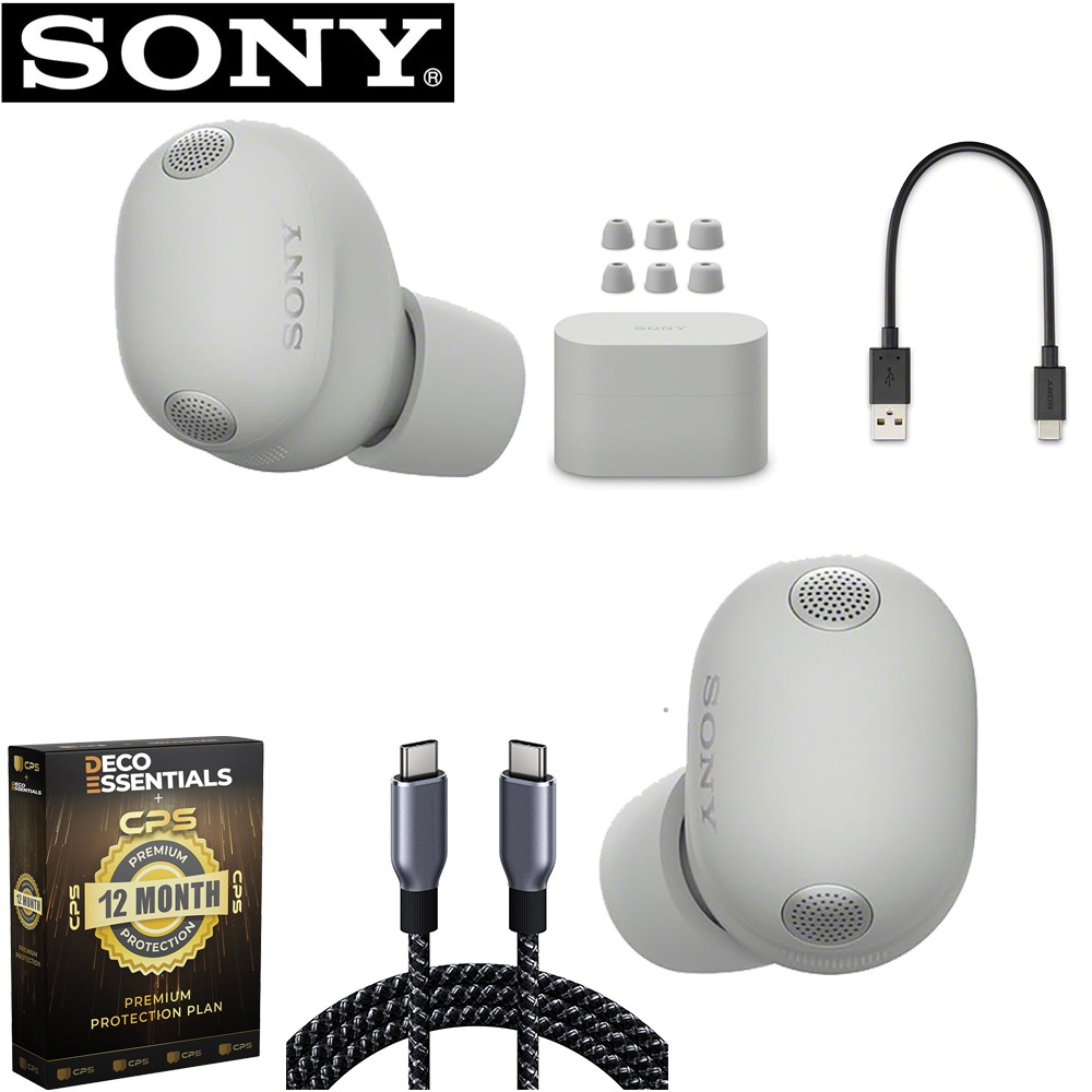 Sony The Best Truly Wireless Noise Cancelling Earbuds + 12 Month Plan + Cable