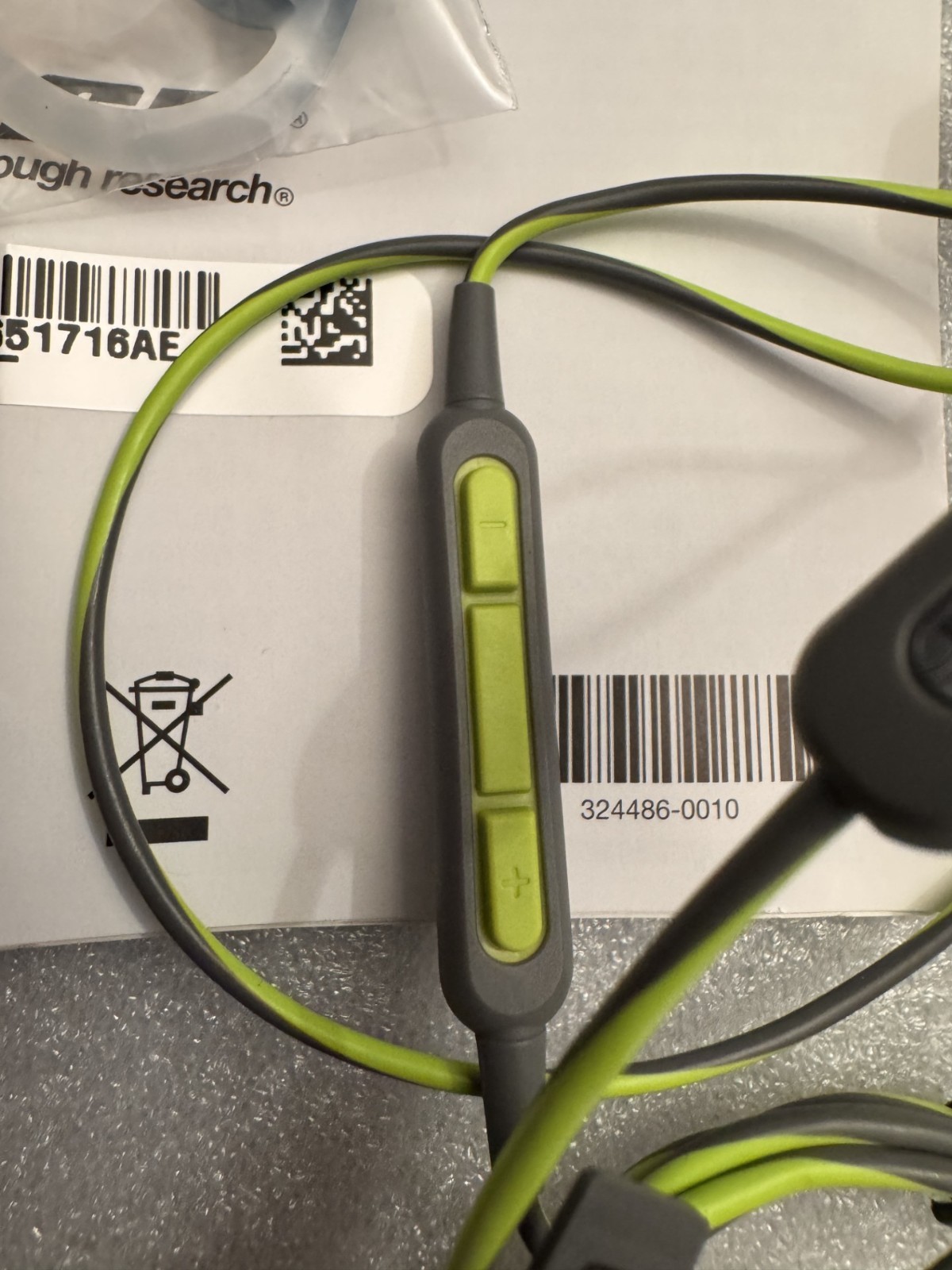 Genuine/OEM Bose SoundSport Wired 3.5mm Earbuds In-ear Headphones Green