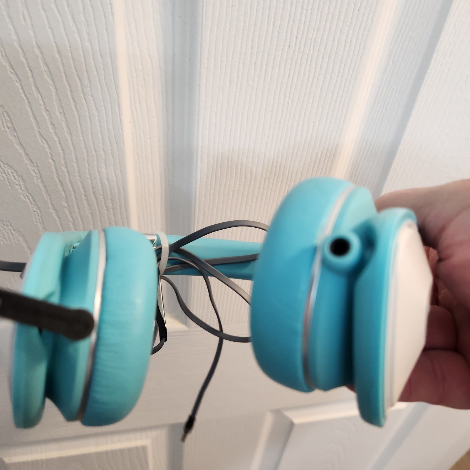 Monster DNA headphone wire on ear headphone Teal