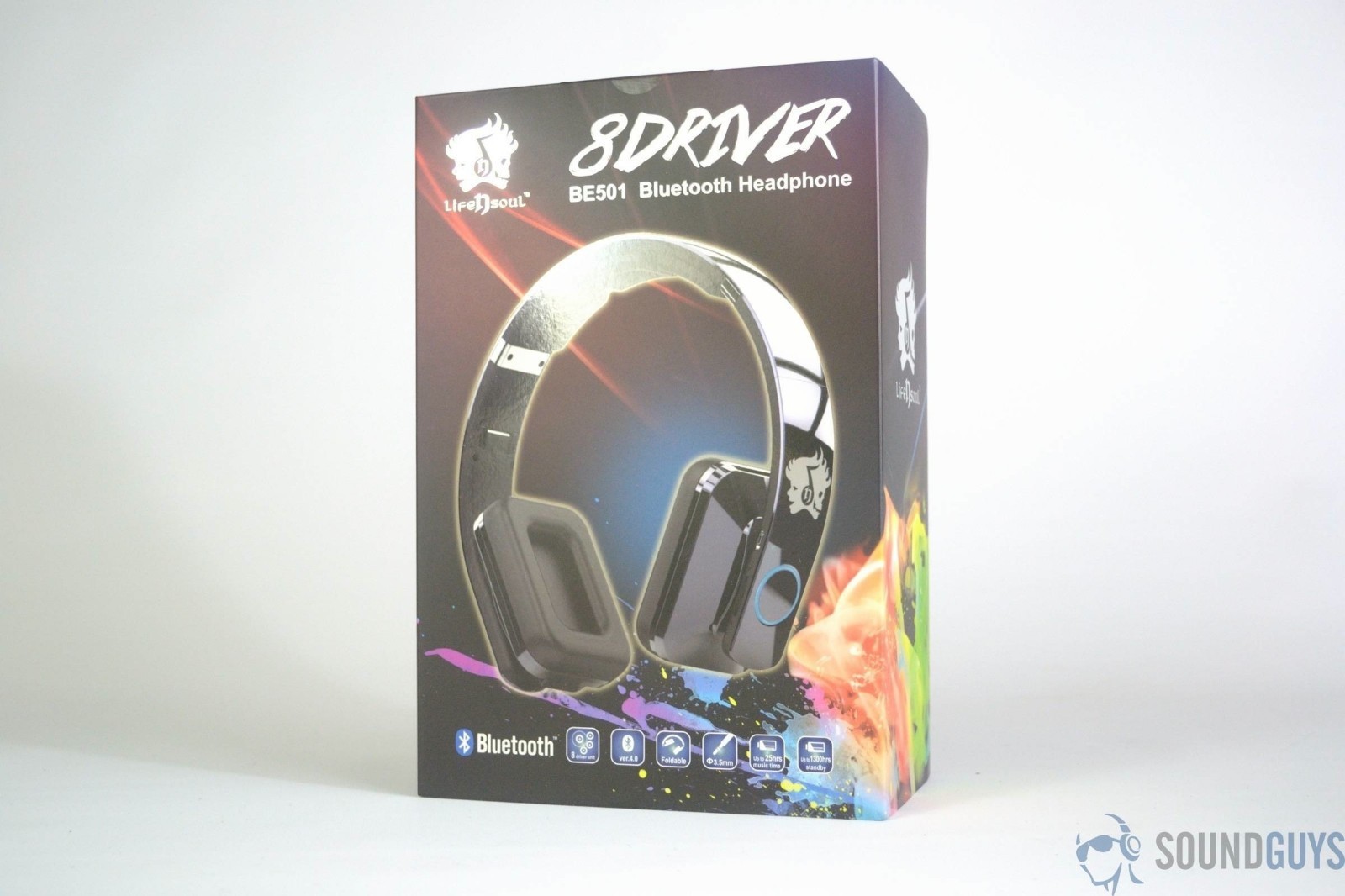 Life n Soul BE501-Co Bluetooth Headphones, Chrome, Over-the-head Surround Sound
