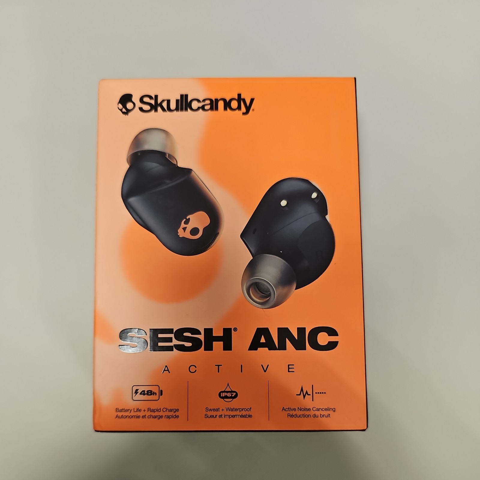 NEW – SKULLCANDY SESH ANC ACTIVE IN-EAR NOISE CANCELING WIRELESS EARBUDS – BLACK