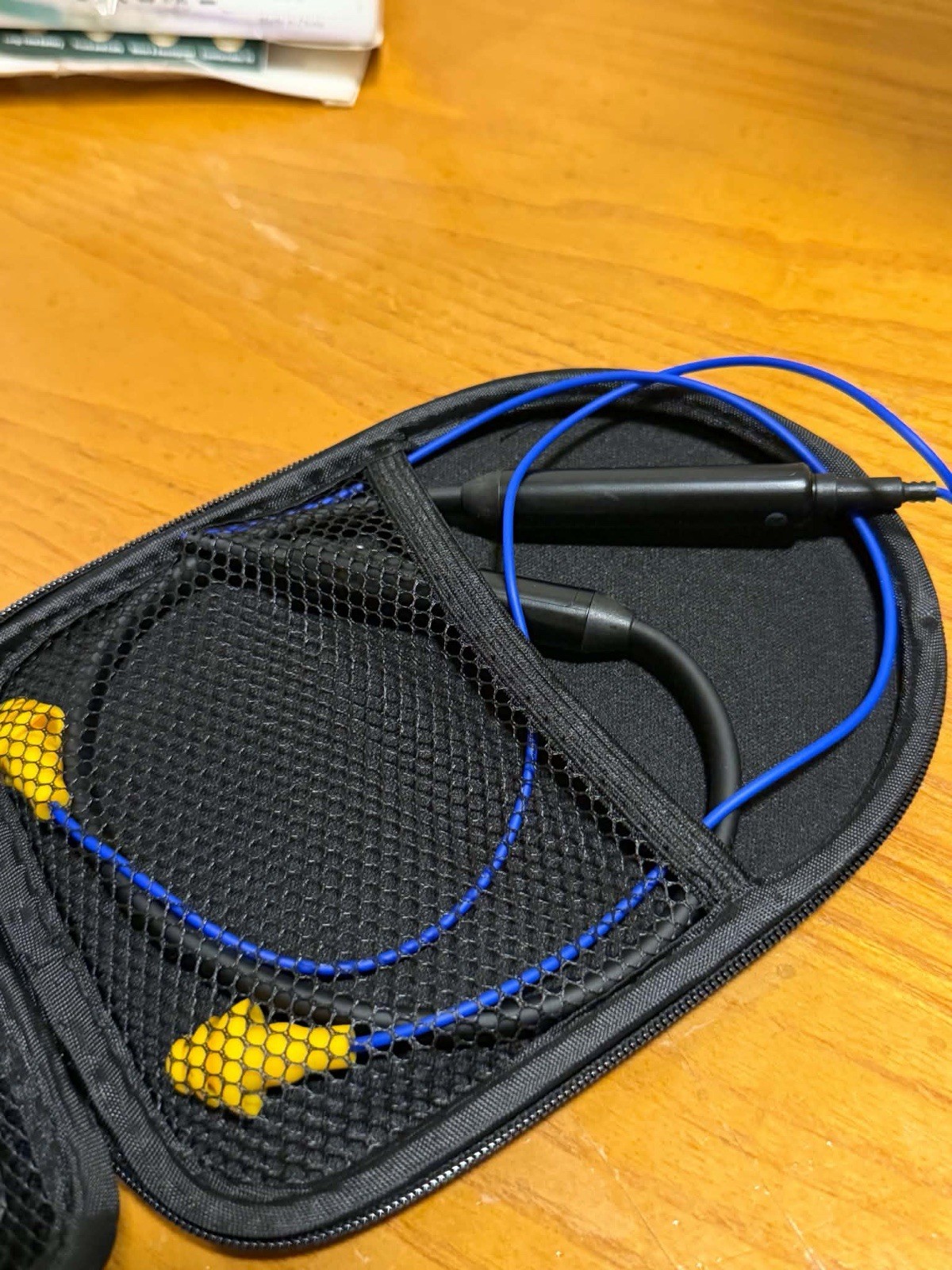MIPEACE MI04N Bluetooth Earplug Headphones, Neckband Ear Blue