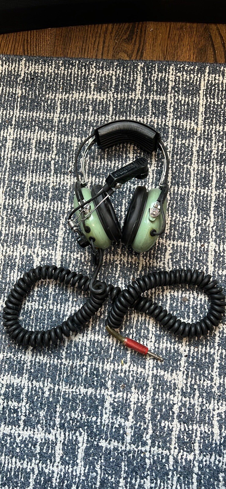 David Clark Headphones With Mic Boom Untested