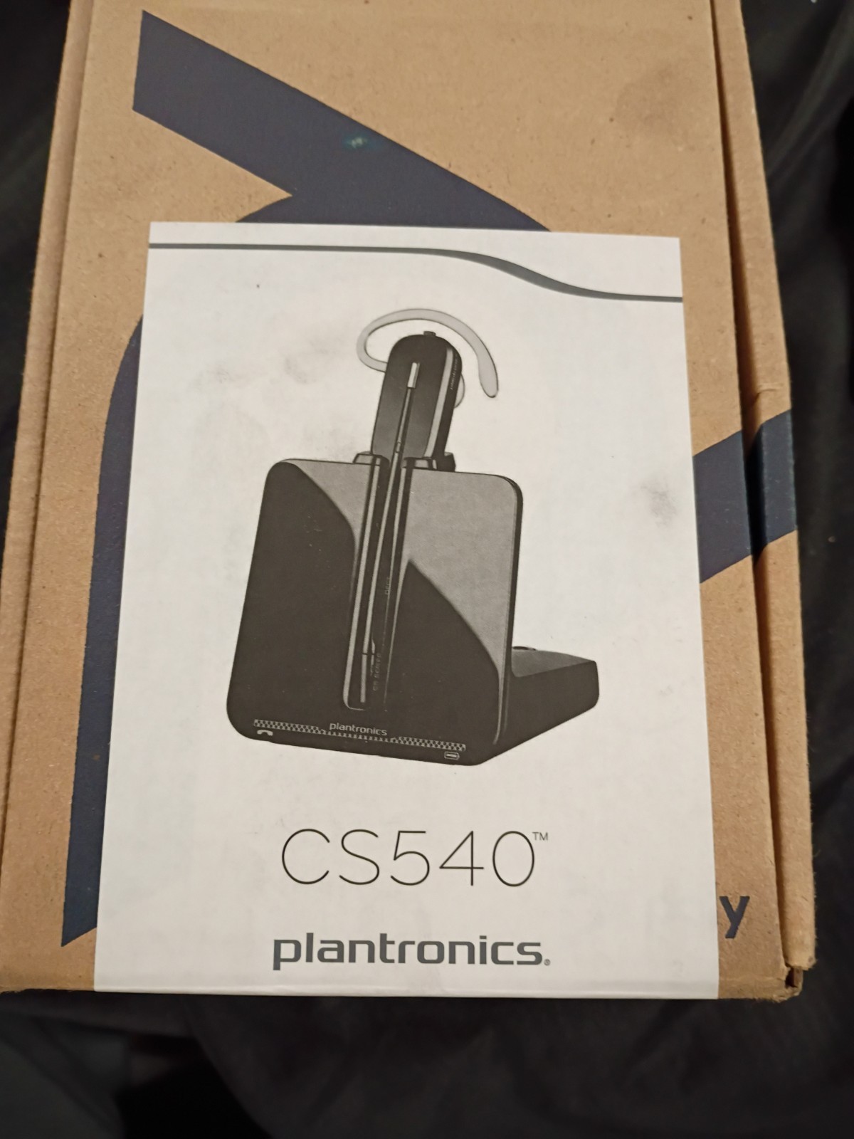 Plantronics – CS540 Wireless DECT Headset (Poly) – Single Ear (Mono) Convertible