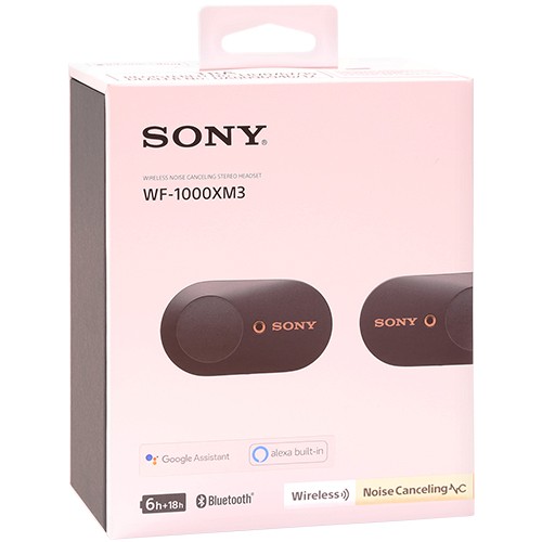 OPEN BOX!! Sony WF-1000XM3 Wireless Noise-Canceling In-Ear Earphones Black.