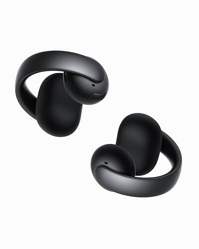 Soundcore AeroClip by Anker, Open-Ear Earbuds, Clip-On normal midnight black