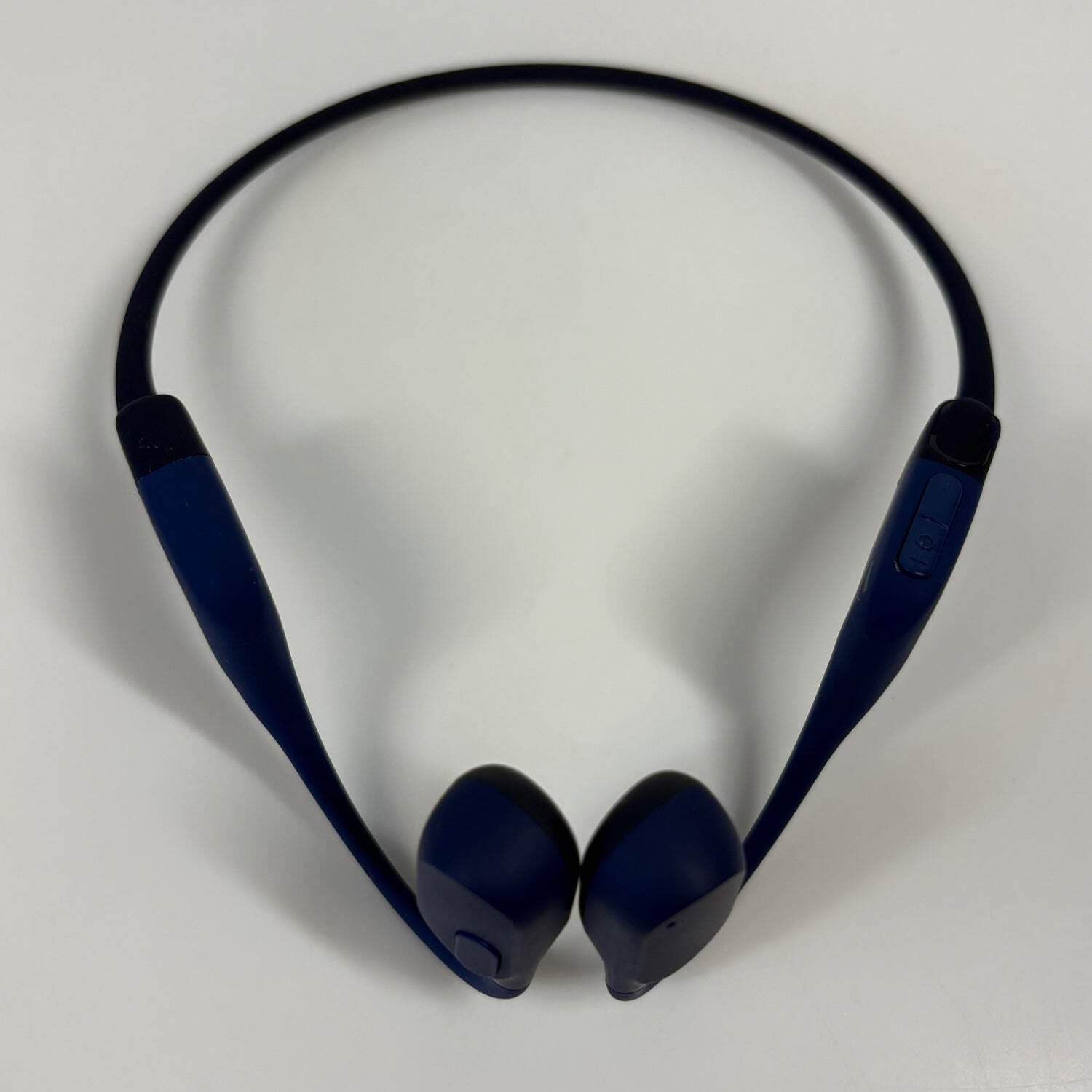 Shokz OpenRun Open-Ear Bone Conduction Sport Headphones Blue S805