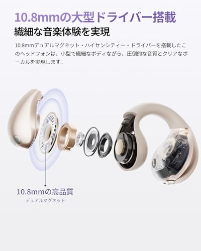 QCY Crossky C30 Ear Cuff Earphones Open Ear Technical Approval Certified White