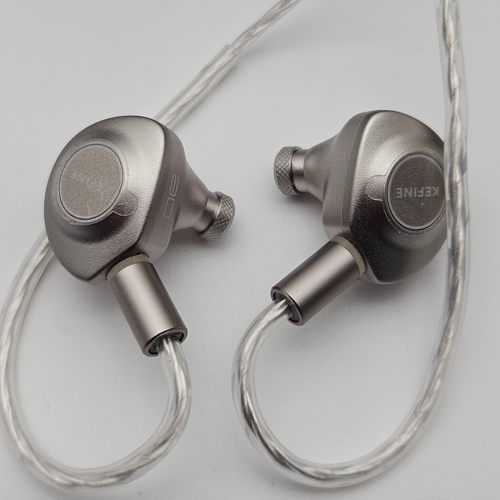HiFiGo Kefine Delci AE 10mm Dynamic Driver IEM Earphones, Transparent an 4.4