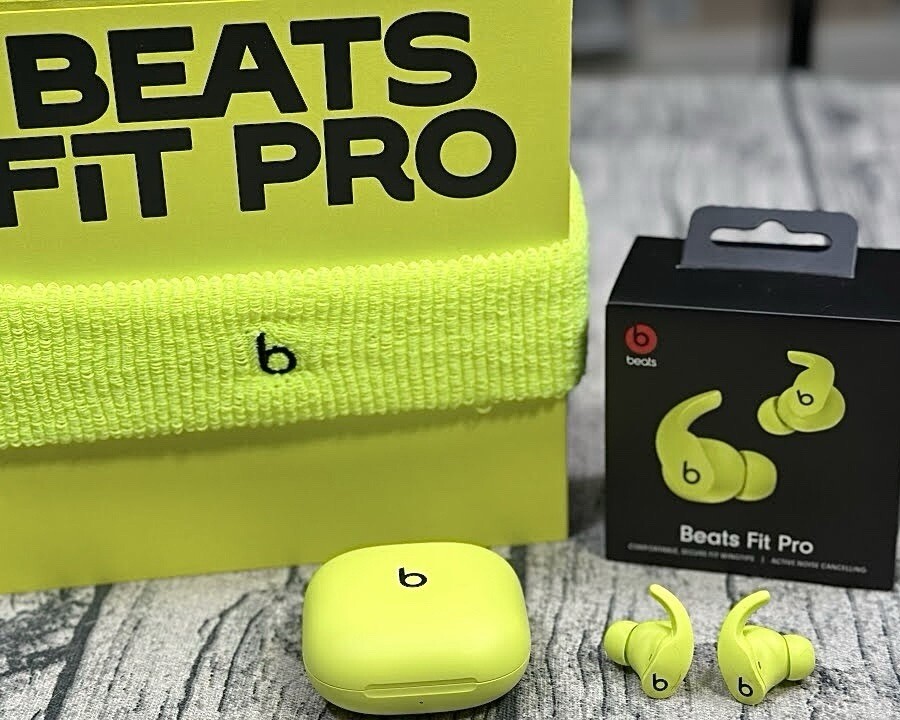 Beats Fit Pro Wireless Bluetooths Earbuds In Ear – Volt Yellow – New Sealed