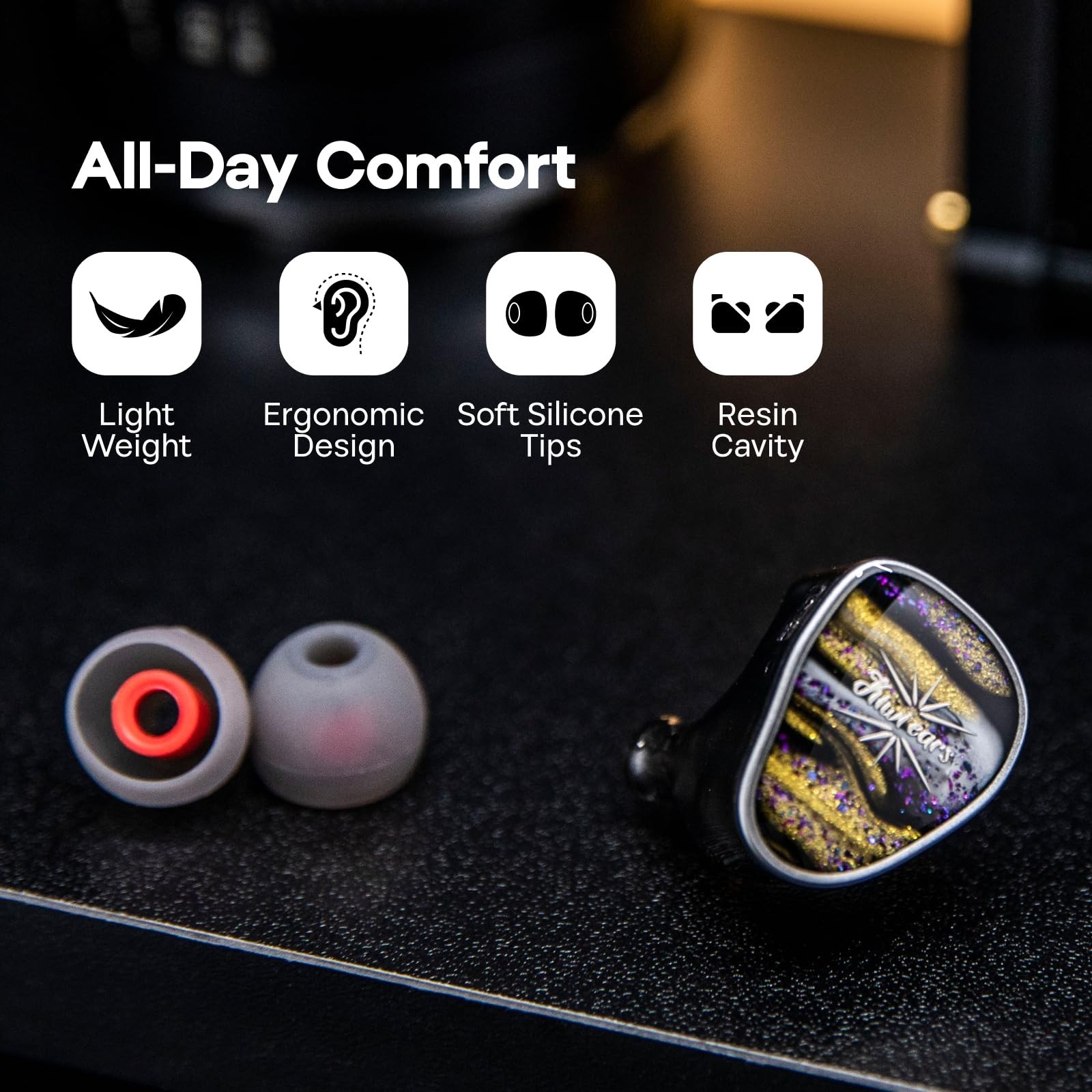 Linsoul Kiwi Ears Étude 3BA+1DD+1BN Hybrid Driver IEMs